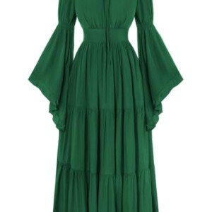 Scarlett darkess kvinnor renässans maxiklänning korsett axellös medelhög klänning